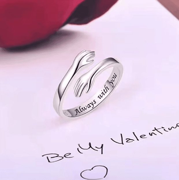Silver Hug Ring - Silver Box Original