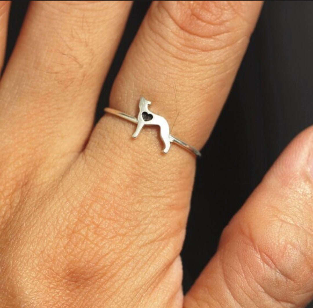 925 Silver Dog Ring - Silver Box Original