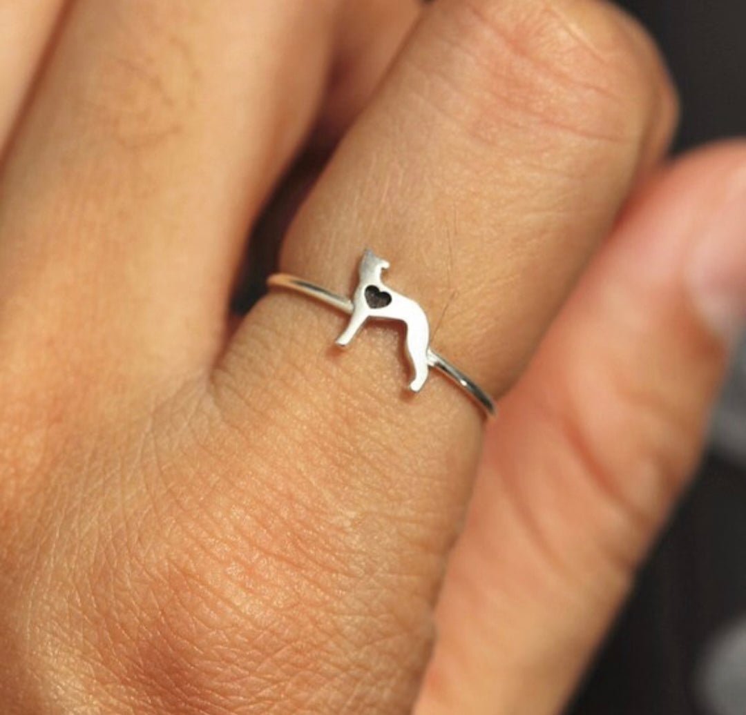 925 Silver Dog Ring - Silver Box Original