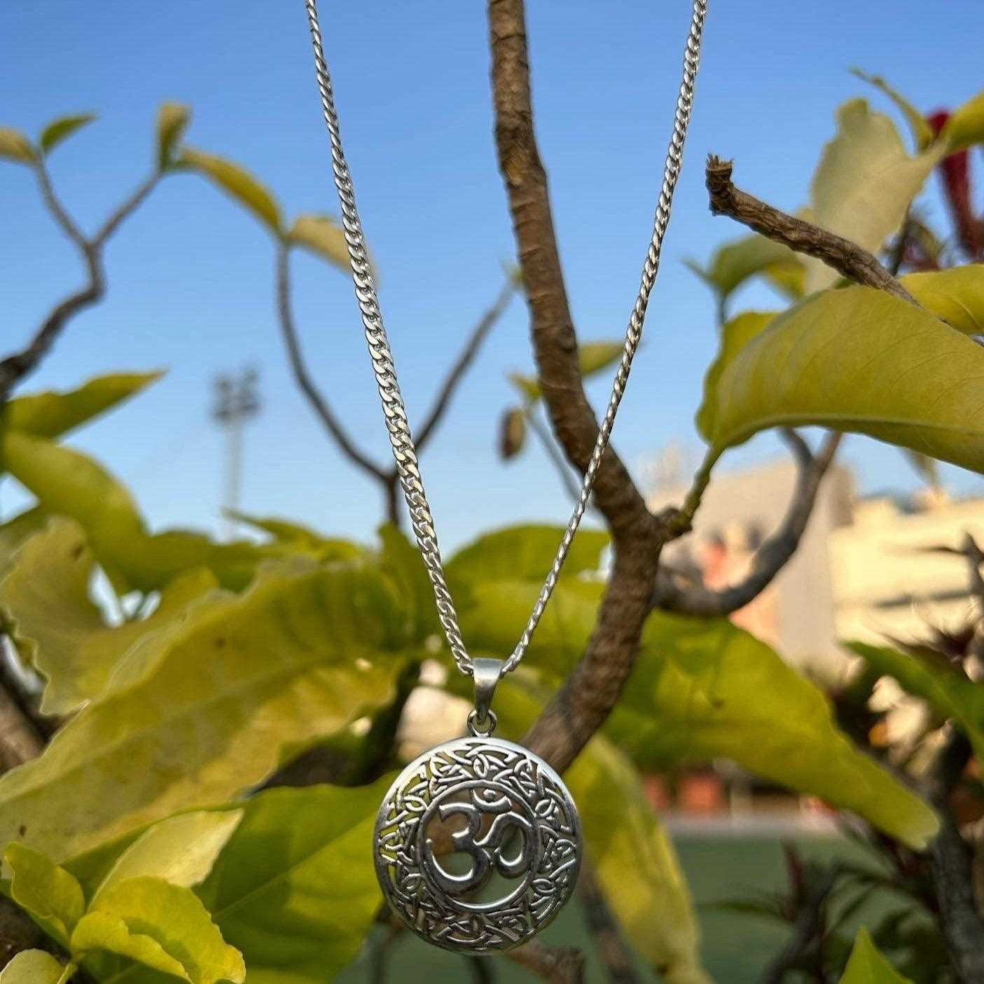 Silver Box Original 925 Infinite Circle OM Pendant - Silver Box Original