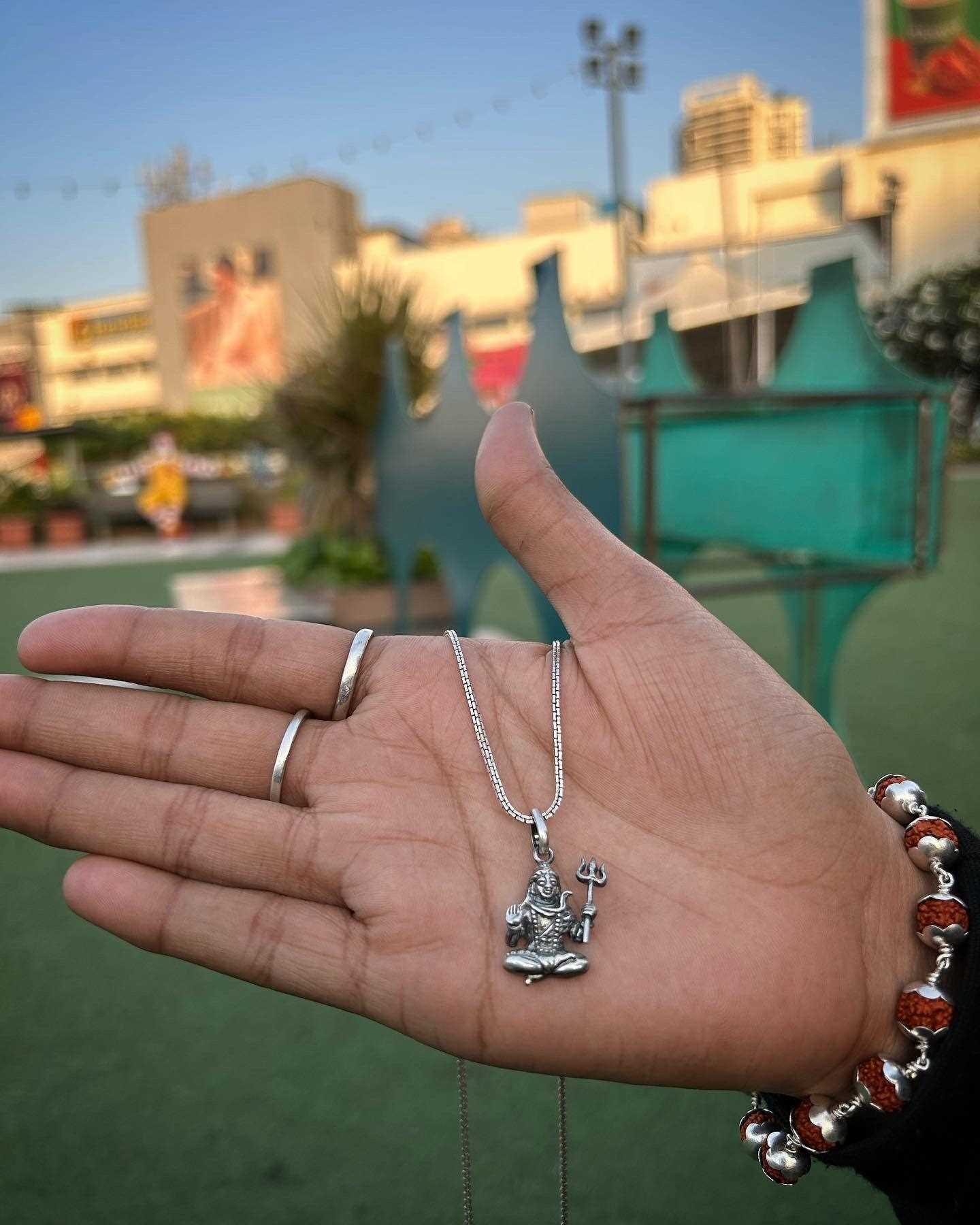 Silver Box Original 925 Rudra Lord Shiva Pendant - Silver Box Original