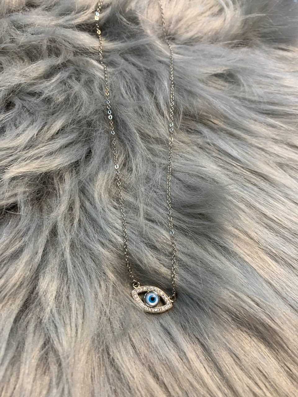Silver Box Original 925 Silver Nova Evil Eye Necklace - Silver Box Original