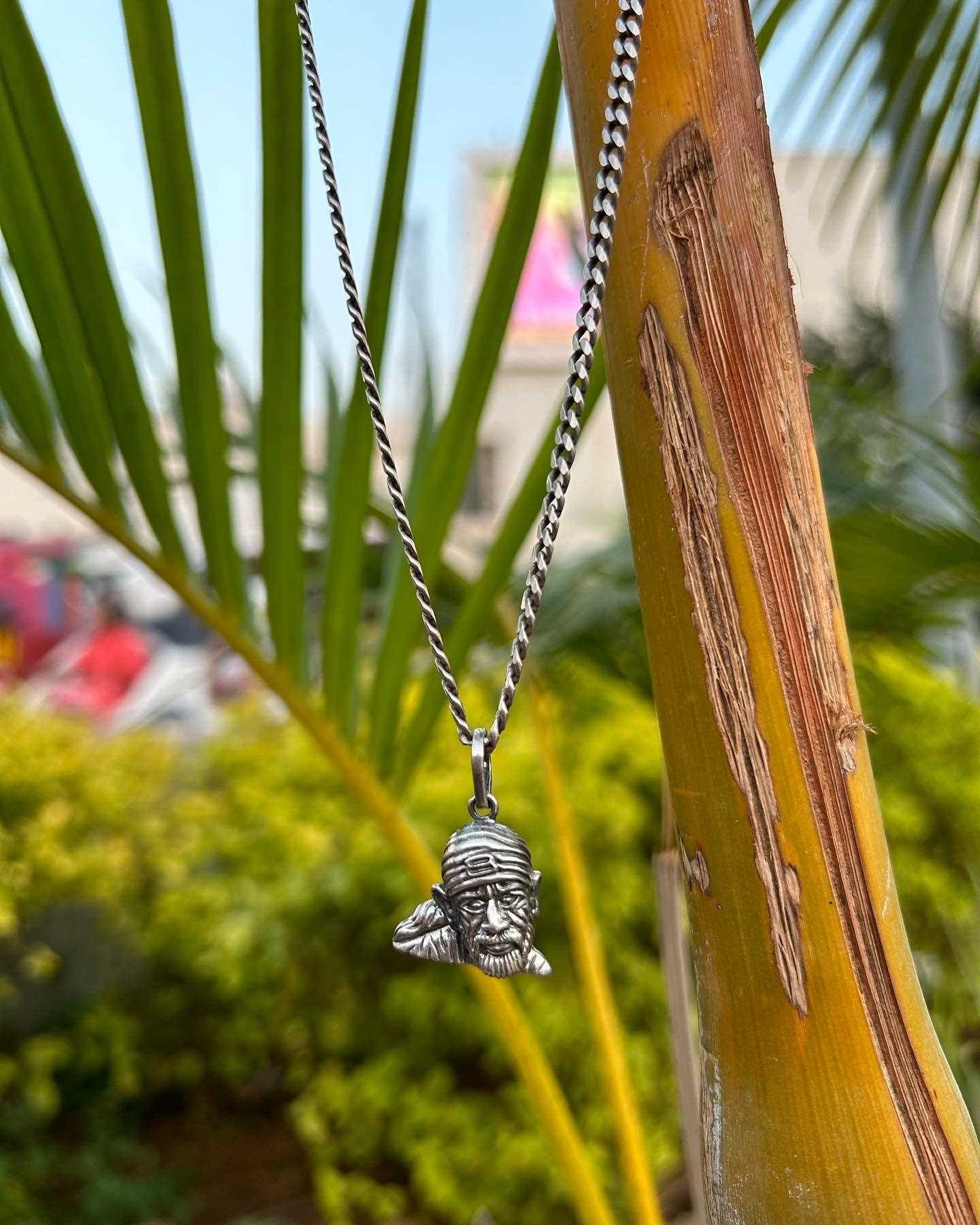 Silver Box Original 925 Silver Sai Baba Pendant - Silver Box Original