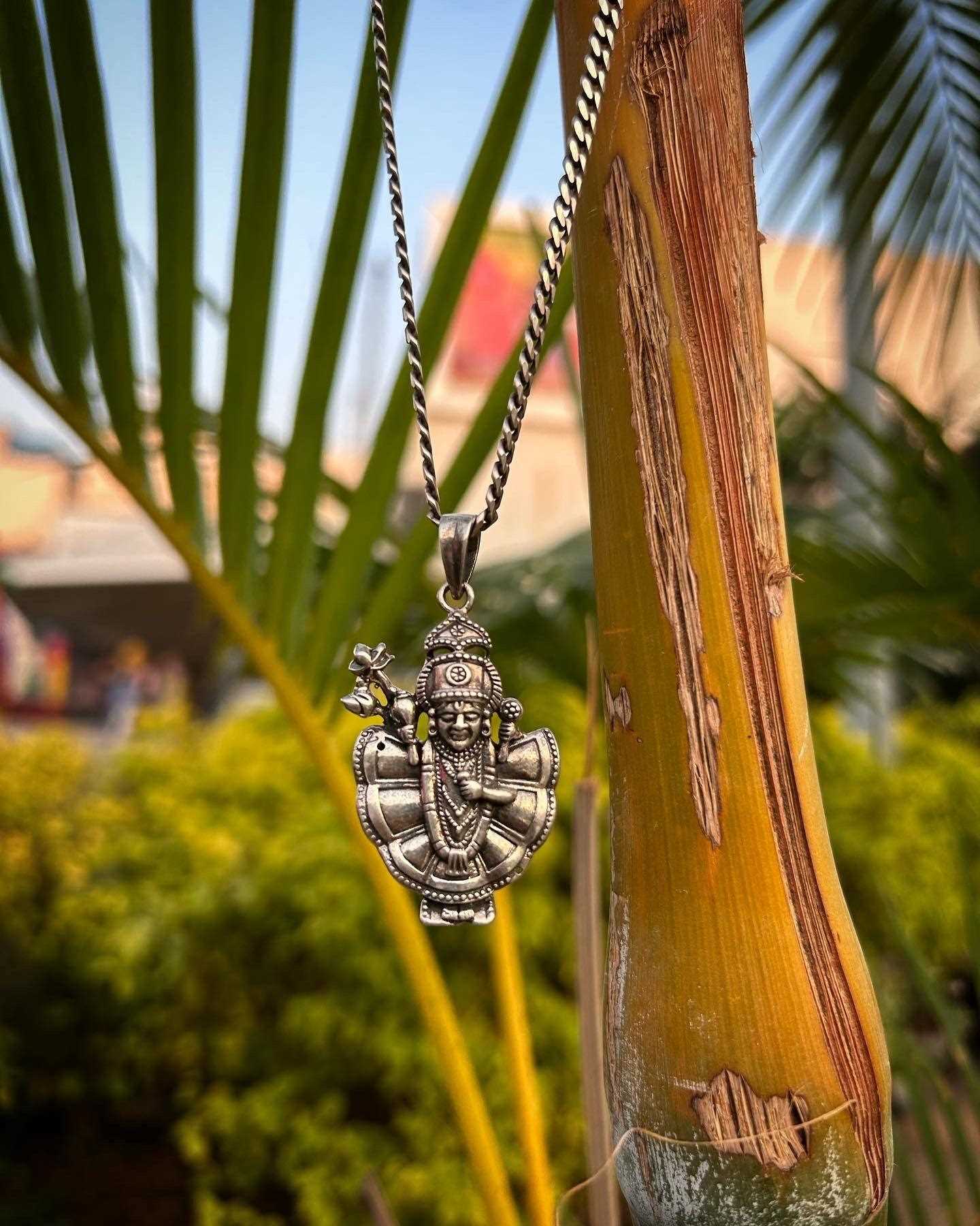 Silver Box Original 925 Silver Shrinathji Locket - Silver Box Original