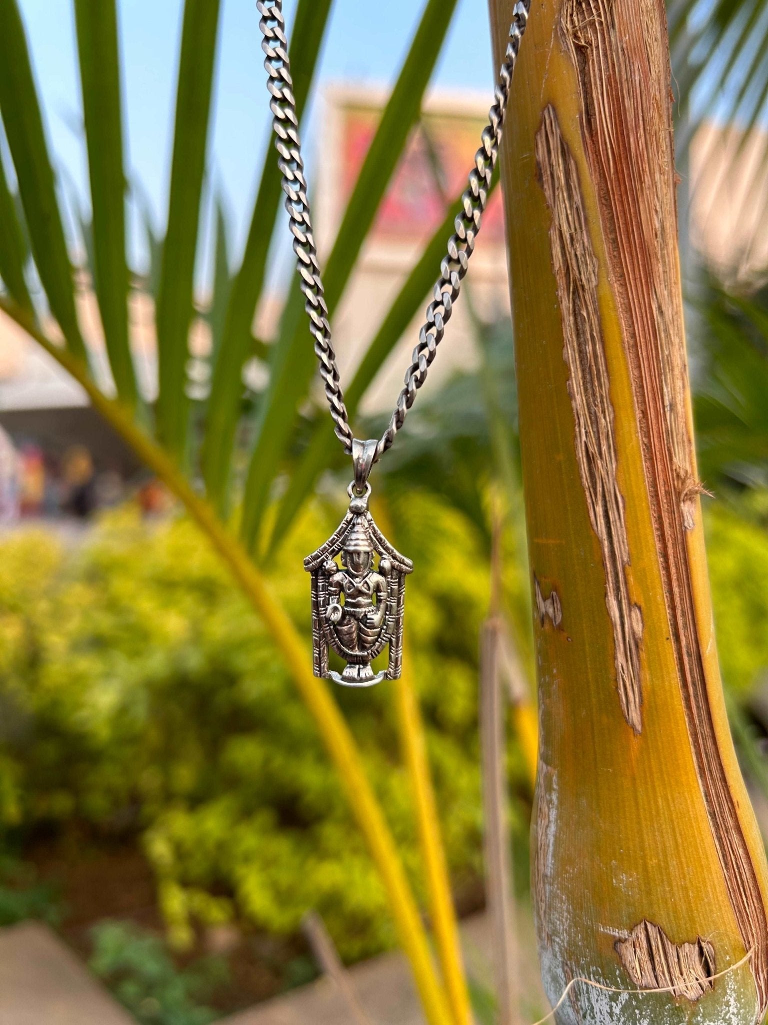 Silver Box Original 925 Silver Tirupati Balaji Locket - Silver Box Original