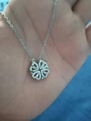 Silver Box Original 925 Sterling Silver Clover Necklace - Silver Box Original