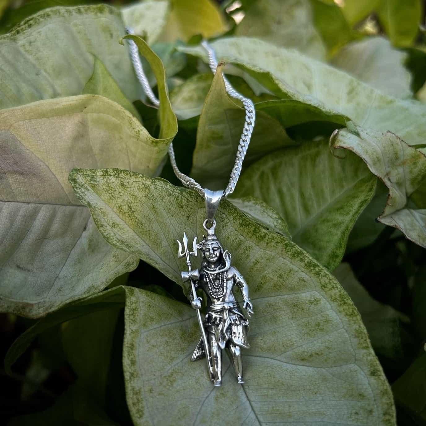 Silver Box Original 925 Trilokinatha Lord Shiva Pendant - Silver Box Original