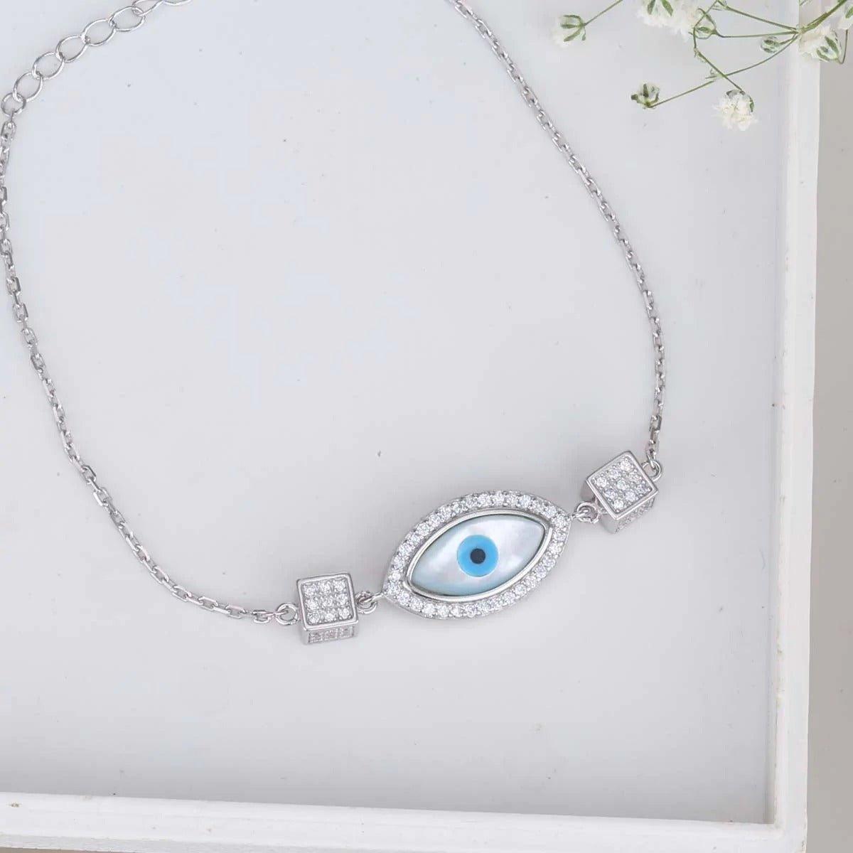 Silver Box Original Nova Supreme Evil Eye Silver Bracelet - Silver Box Original
