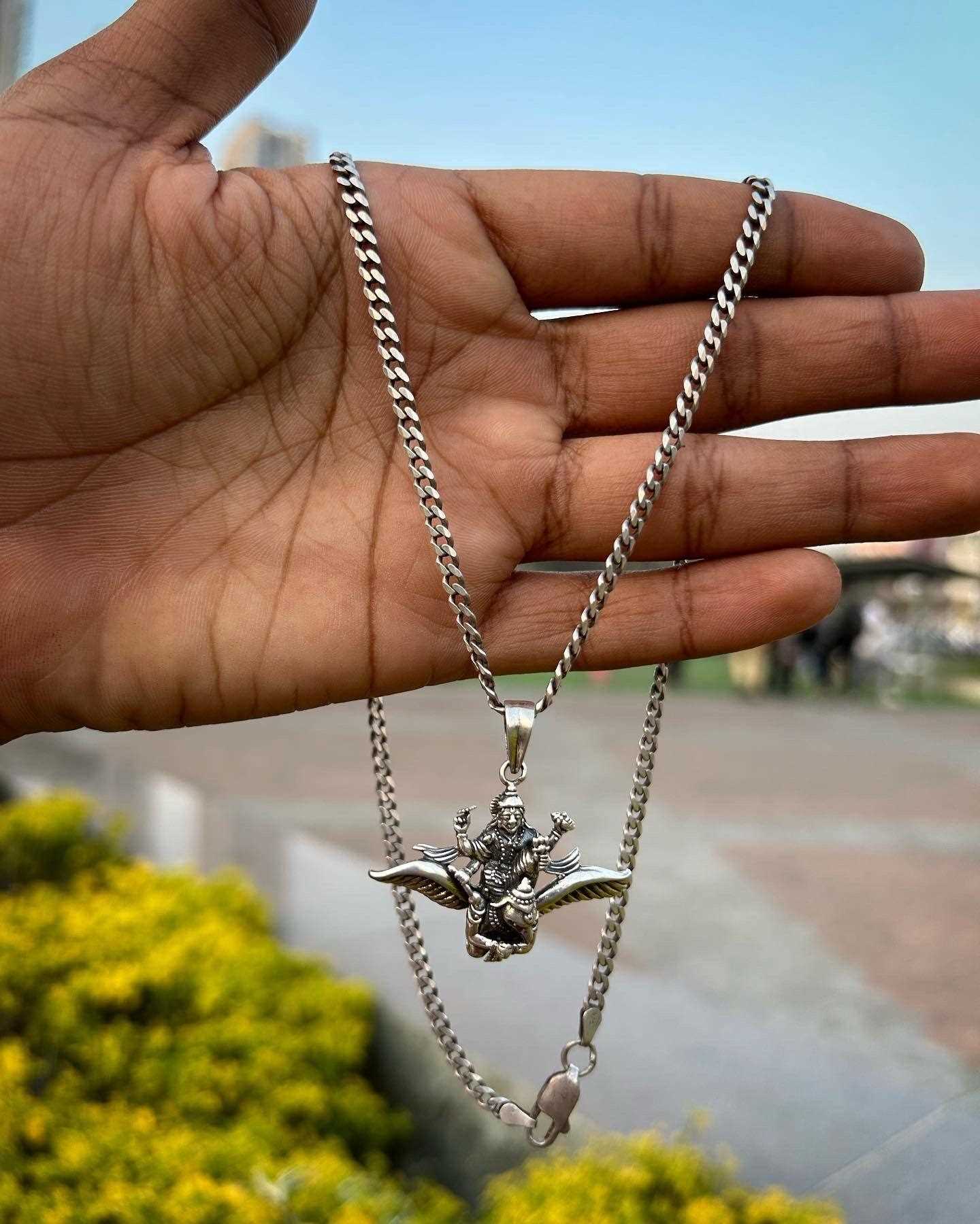 Silver Box Original Silver Garuda Vishnu Pendant - Silver Box Original