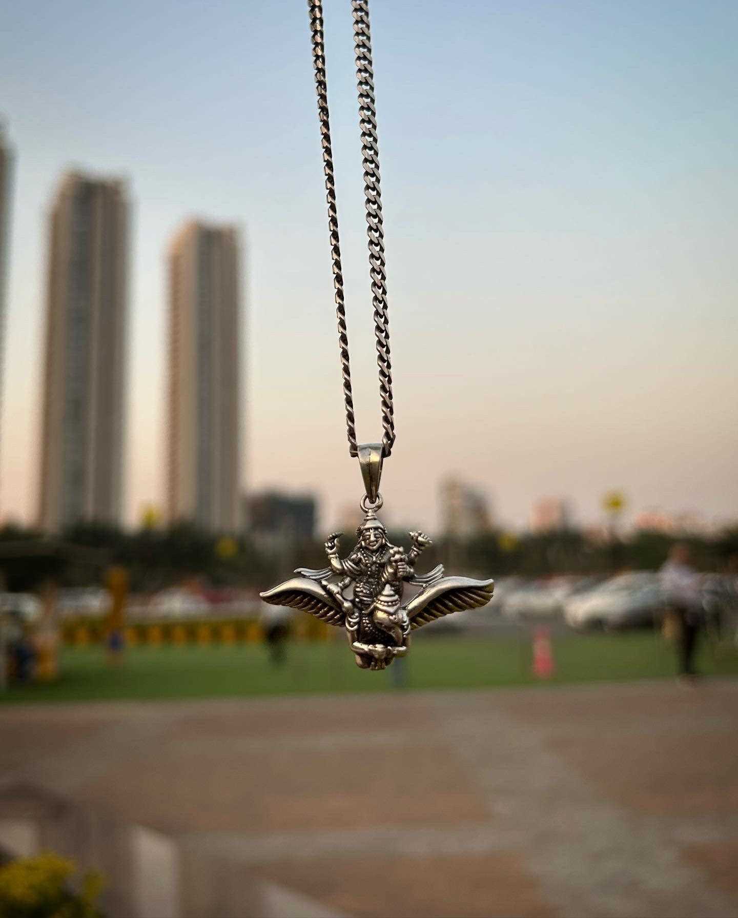 Silver Box Original Silver Garuda Vishnu Pendant - Silver Box Original