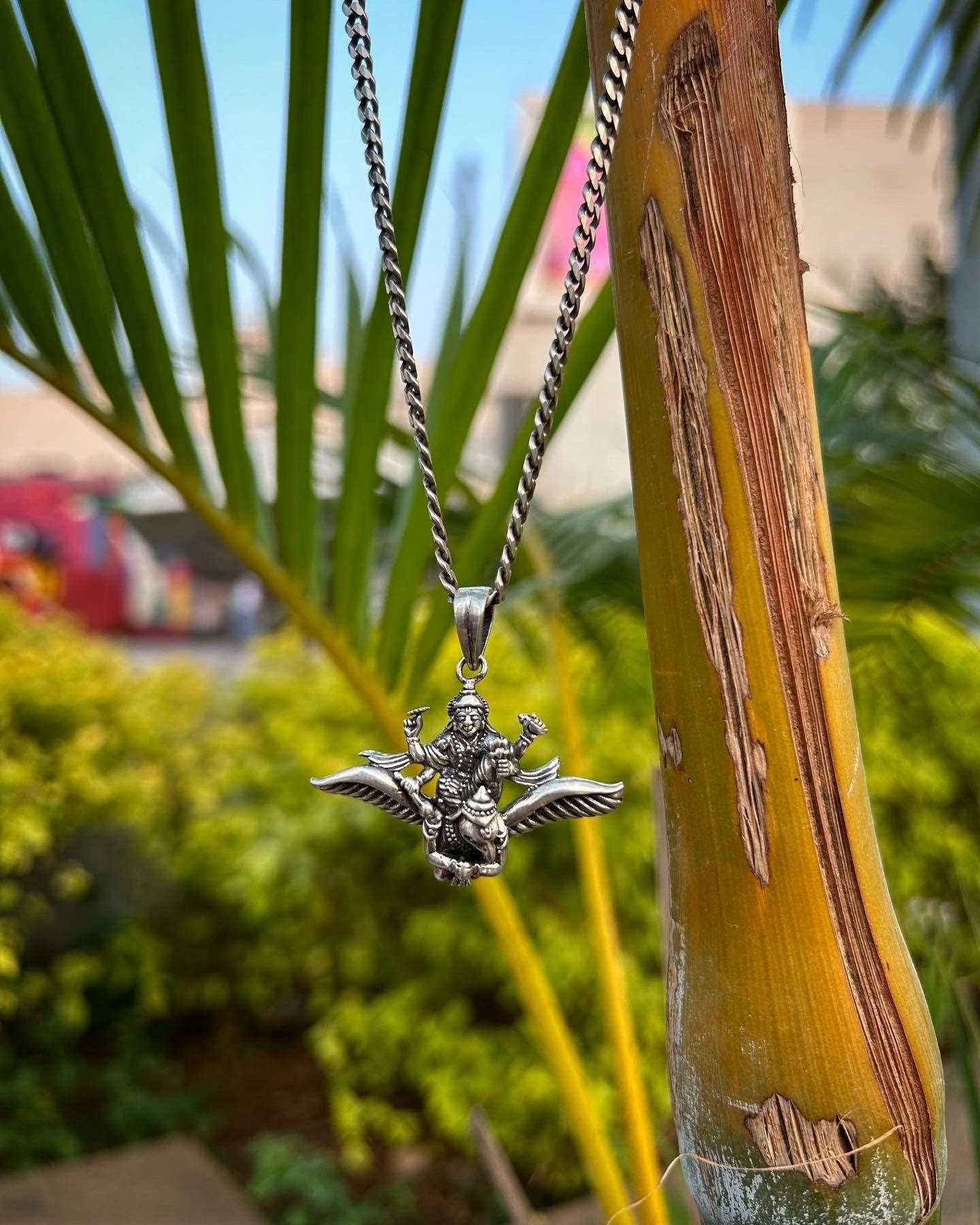 Silver Box Original Silver Garuda Vishnu Pendant - Silver Box Original